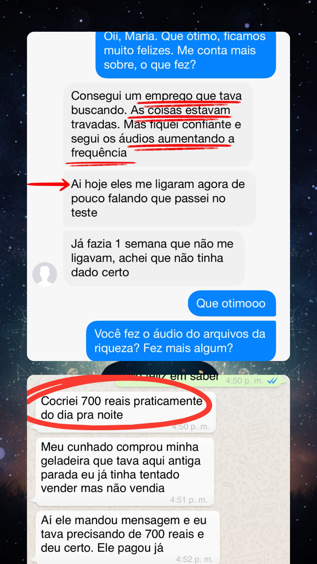 Depoimento de membro O Córtex 4